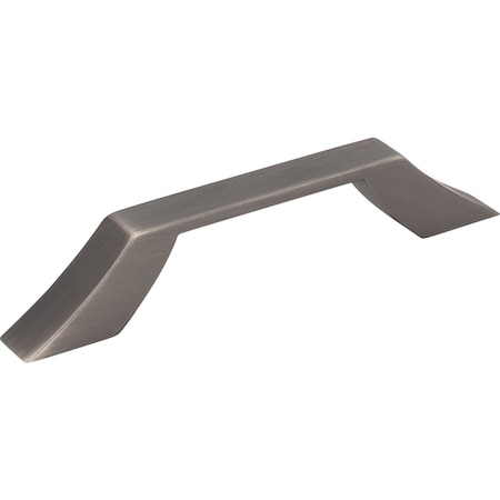 Jeffrey Alexander 96 mm Center-to-Center Brushed Pewter Square Royce Cabinet Pull 798-96BNBDL